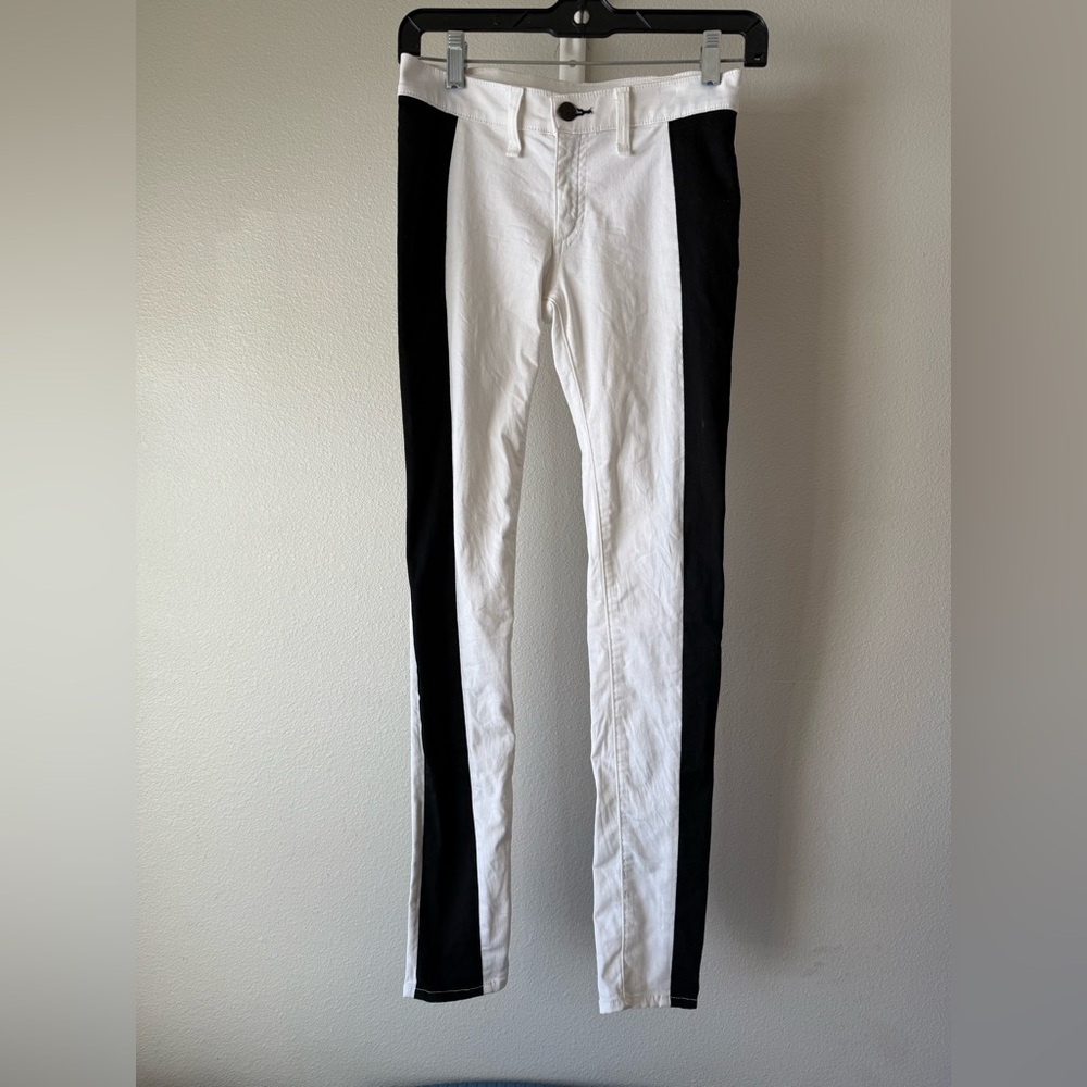 Rag & Bone Black and White Skinny Jeans